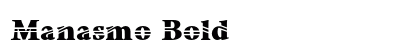 Manasmo Bold preview