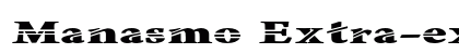 Manasmo Extra-expanded Bold Preview