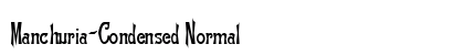 Manchuria-Condensed Normal preview