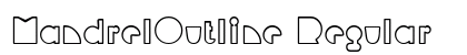MandrelOutline Regular Preview