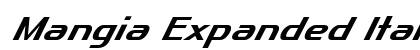 Mangia Expanded Italic Preview