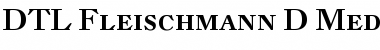 DTL Fleischmann Regular Font