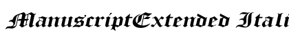 ManuscriptExtended Italic preview