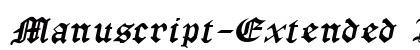 Manuscript-Extended Italic preview
