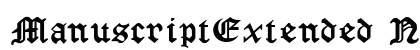 ManuscriptExtended Normal Preview