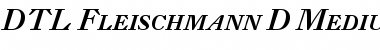 DTL Fleischmann Regular Font