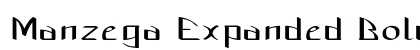 Manzega Expanded Bold Preview