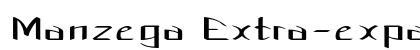 Manzega Extra-expanded Bold Preview