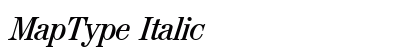 MapType Italic preview