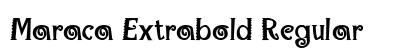 Maraca Extrabold Regular Preview