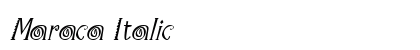 Maraca Italic preview
