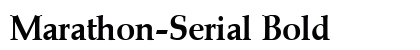 Marathon-Serial Bold preview