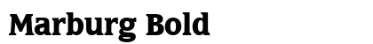Marburg Bold preview