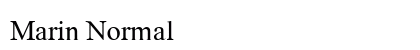 Marin Normal preview