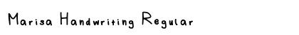 Marisa Handwriting Regular preview