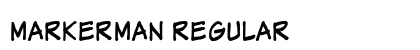 MarkerMan Regular preview