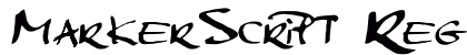 MarkerScript Regular preview