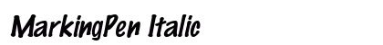 MarkingPen Italic Preview