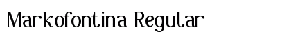 Markofontina Regular preview