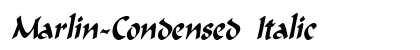 Marlin-Condensed Italic Preview