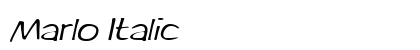 Marlo Italic Preview