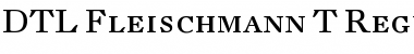 DTL Fleischmann Regular Font