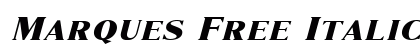 Marques Free Italic Preview