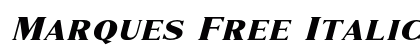 Marques Free Italic Preview
