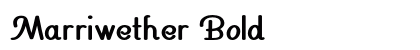 Marriwether Bold preview