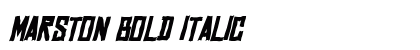 Marston Bold Italic Preview