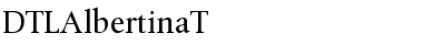 DTLAlbertinaT Regular Font