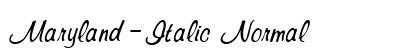 Maryland-Italic Normal preview