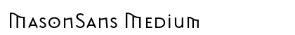 MasonSans Medium Preview