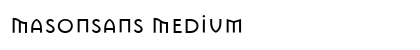MasonSans Medium Preview