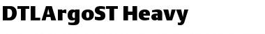 DTLArgoST Heavy Font