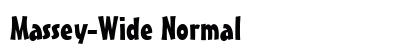 Massey-Wide Normal Preview