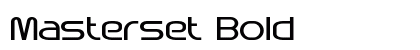 Masterset Bold preview