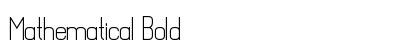 Mathematical Bold preview