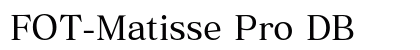 FOT-Matisse Pro DB preview