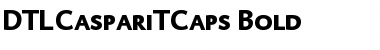 DTLCaspariTCaps Regular Font