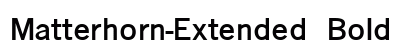 Matterhorn-Extended Bold preview