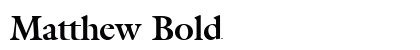 Matthew Bold preview