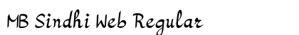 MB Sindhi Web Regular preview