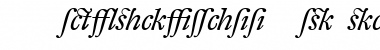 DTLFleischmannT Italic Font