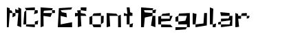 MCPEfont Regular preview