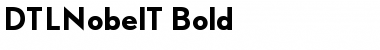 DTLNobelT Bold Font