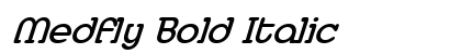 Medfly Bold Italic Preview