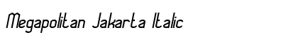 Megapolitan Jakarta Italic preview