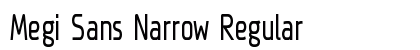 Megi Sans Narrow Regular preview