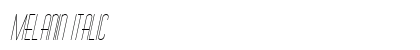 Melanin Italic preview